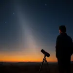 Luce zodiacale: cos’è e quando si vede nel cielo serale Il dettaglio che molti confondono con l’inquinamento luminoso