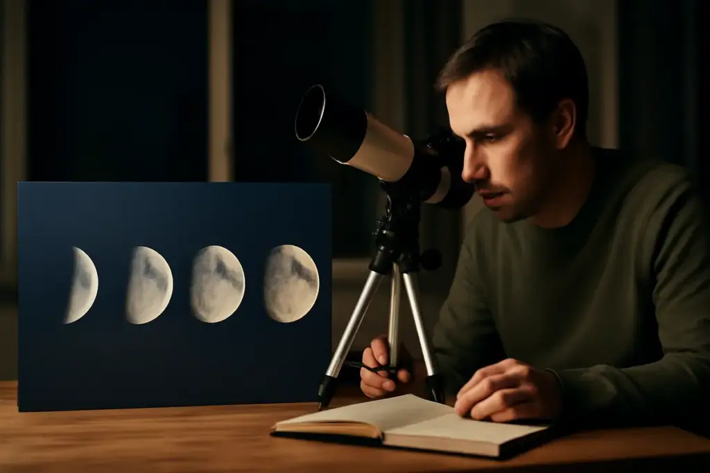 Fasi lunari e osservazione: come cambia la visibilità dei crateri a seconda della notte?
