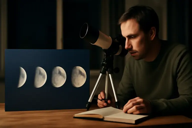 Fasi lunari e osservazione: come cambia la visibilità dei crateri a seconda della notte?