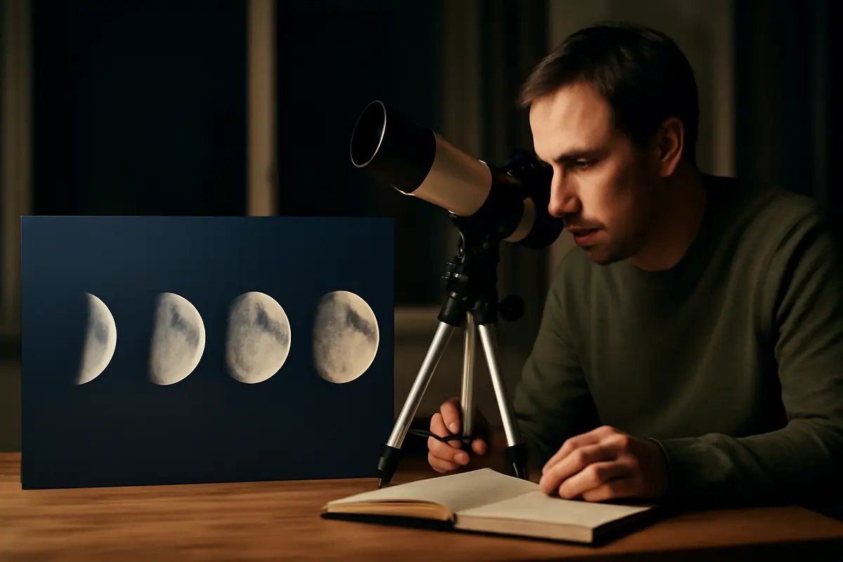 Fasi lunari e osservazione: come cambia la visibilità dei crateri a seconda della notte?