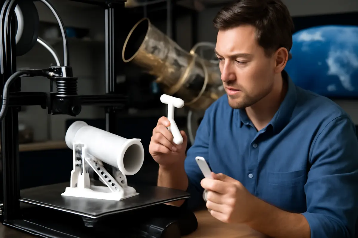 In che modo le stampanti 3D aiutano nella costruzione di strumenti astronomici? La soluzione pratica alle riparazioni in orbita