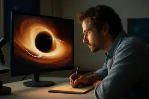 Cosa accade in un buco nero supermassiccio? Scopri il movimento invisibile della materia