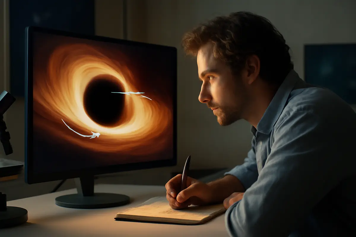 Cosa accade in un buco nero supermassiccio? Scopri il movimento invisibile della materia