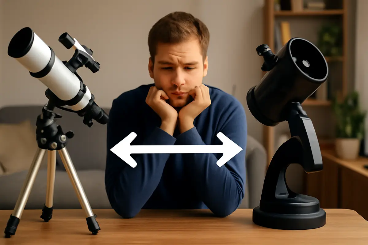 Che differenza c’è tra telescopio rifrattore e riflettore? La scelta giusta per chi inizia a osservare il cielo